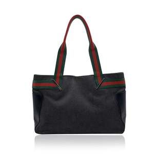gucci denim tote bags